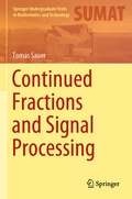 Cover: Continued Fractions and Signal Processing - Springer