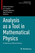 Cover: Analysis as a Tool in Mathematical Physics - Birkh&auml;user