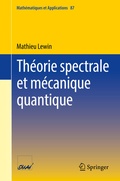 Cover: Th&eacute;orie spectrale et m&eacute;canique quantique - Springer