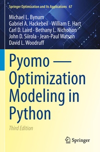 Abbildung von: Pyomo - Optimization Modeling in Python - Springer