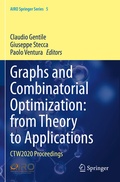 Cover: Graphs and Combinatorial Optimization: from Theory to Applications - Springer