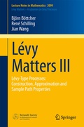 Cover: L&eacute;vy Matters III - Springer