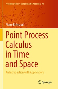 Enlarge image Cover: Point Process Calculus in Time and Space - Springer