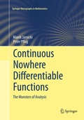 Cover: Continuous Nowhere Differentiable Functions - Springer