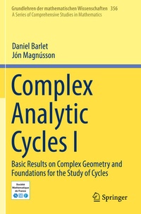 Enlarge image Cover: Complex Analytic Cycles I - Springer