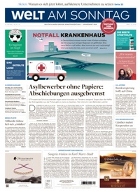 Bild vergrößern Bild: Welt am Sonntag - Frühausgabe
