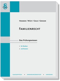 Abbildung von: Familienrecht - Hemmer-Wüst
