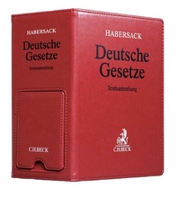 Abbildung von: Deutsche Gesetze Premium-Ordner 100 mm in Lederoptik mit integrierter Buchstütze - C.H.BECK