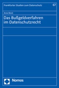 Abbildung von: Das Bußgeldverfahren im Datenschutzrecht - Nomos