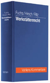Abbildung von: Werkstättenrecht - Vahlen