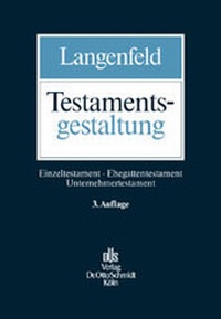 Abbildung von: Testamentsgestaltung - Otto Schmidt Verlag
