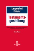 Cover: Testamentsgestaltung - Otto Schmidt Verlag