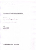 Cover: Beamtenrecht in Nordrhein-Westfalen - Bernhardt, Horst