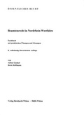 Cover: Beamtenrecht in Nordrhein-Westfalen - Bernhardt, Horst