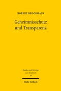 Bild: Geheimnisschutz und Transparenz - Mohr Siebeck