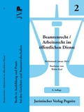 Cover: Beamtenrecht / Arbeitsrecht im &ouml;ffentlichen Dienst - Juristischer Verlag Pegnitz