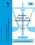 Cover: Handels-, Firmen- und Gesellschaftsrecht - Juristischer Verlag Pegnitz