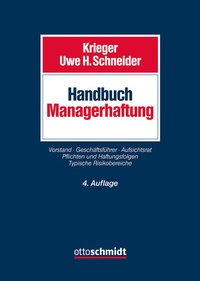 Abbildung von: Handbuch Managerhaftung - Otto Schmidt Verlag