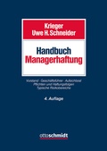 Cover: Handbuch Managerhaftung - Otto Schmidt Verlag