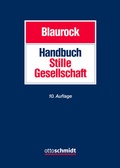 Cover: Handbuch Stille Gesellschaft - Otto Schmidt Verlag