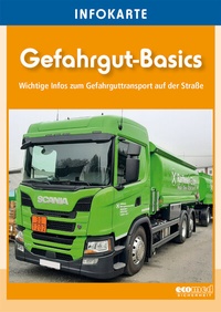 Abbildung von: Infokarte Gefahrgut-Basics - ecomed Storck