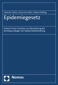 Cover: Epidemiegesetz - Nomos