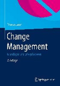 Enlarge image Cover: Change Management - Springer Gabler