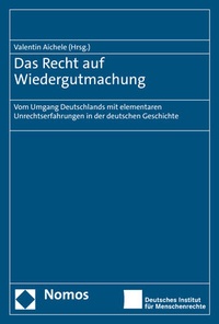 Abbildung von: Das Recht auf Wiedergutmachung - Nomos