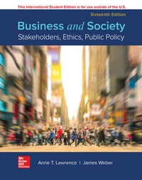 Enlarge image Cover: ISE Business and Society: Stakeholders, Ethics, Public Policy - McGraw-Hill Education