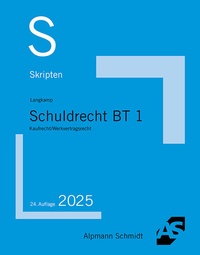 Abbildung von: Skript Schuldrecht BT 1 - Alpmann Schmidt