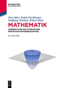 Enlarge image Cover: Mathematik - De Gruyter Oldenbourg