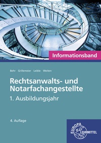 Abbildung von: Rechtsanwalts- und Notarfachangestellte - Europa-Lehrmittel
