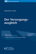 Cover: Der Versorgungsausgleich - Erich Schmidt Verlag