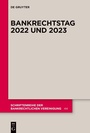 Cover: Bankrechtstag 2022 und 2023 - De Gruyter
