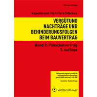 Abbildung von: Vergütung, Nachträge und Behinderungsfolgen beim Bauvertrag - Band 2: Pauschalvertrag - Werner