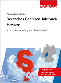 Abbildung von: Deutsches Beamten-Jahrbuch Hessen 2023 - Walhalla