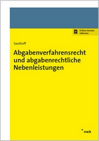 Abbildung von: Abgabenverfahrensrecht und abgabenrechtliche Nebenleistungen - NWB