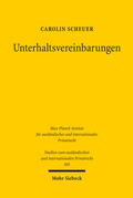 Abbildung von: Unterhaltsvereinbarungen - Mohr Siebeck