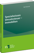 Cover: Spezialwissen Umsatzsteuer - Immobilien - Erich Schmidt Verlag