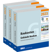 Bild: BKI Baukosten Gebäude Neubau 2023 + Bauelemente Neubau 2023 + Positionen Neubau 2023 - Kombi Teil 1-3 - Rudolf Müller Verlag