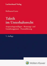 Abbildung von: Taktik im Unterhaltsrecht - Luchterhand