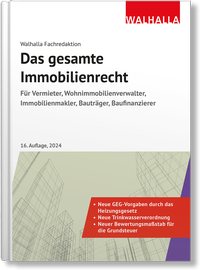 Abbildung von: Das gesamte Immobilienrecht  - Walhalla