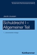 Cover: Schuldrecht I - Allgemeiner Teil - Kohlhammer