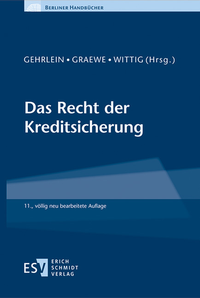 Abbildung von: Das Recht der Kreditsicherung - Erich Schmidt Verlag
