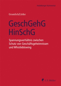 Abbildung von: GeschGehG/HinSchG - C.F. Müller