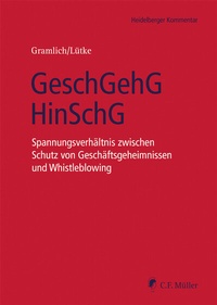 Abbildung von: GeschGehG/HinSchG - C.F. Müller