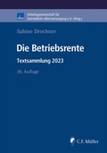 Cover: Die Betriebsrente - C.F. M&uuml;ller