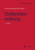 Cover: Strafprozessordnung - C.F. M&uuml;ller