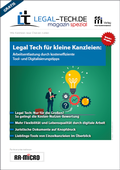 Abbildung von: Legal-Tech.de Magazin Spezial: Legal Tech für kleine Kanzleien - FFI-Verlag