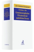 Cover: Gemeineurop&auml;isches Privatrecht der nat&uuml;rlichen Person - C.H.BECK